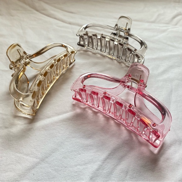 Set of 3 Claw Clips - Picture 2 of 3